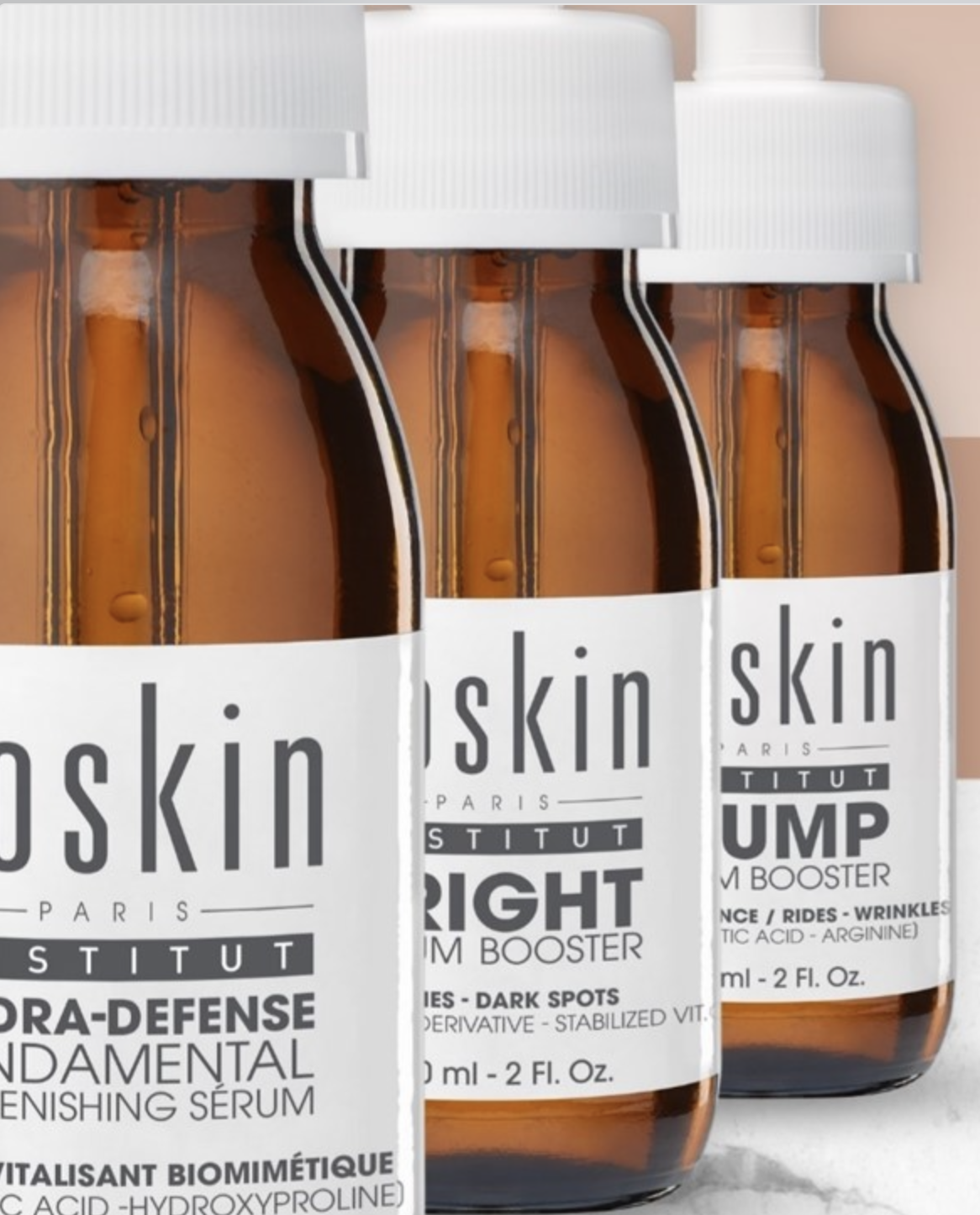 SOSKIN PLUMP BOOSTER SERUM 
Pleťové koncentrované sérum pre rozžiarenie pokožky a odstránenie vrások