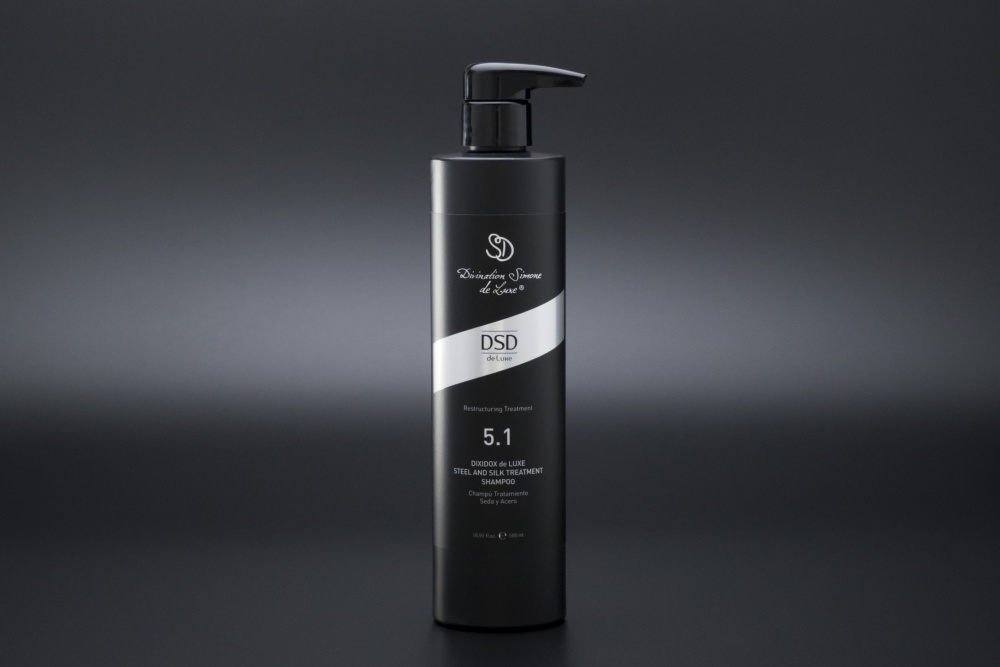 Šampón na objem vlasov. Hydratačný šampón proti vypadávaniu.<br>5.1L Steel And Silk Schampoo 500 ml.<br>