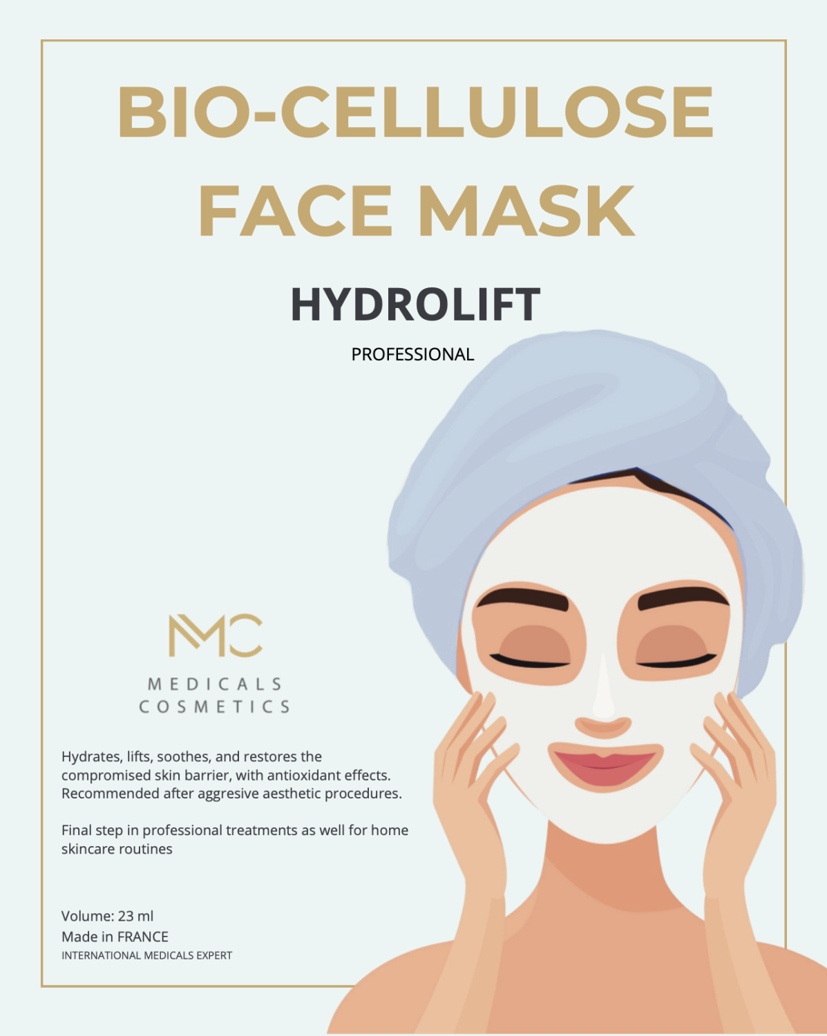 HYDROLIFT FACE MASK 
Pleťová maska Innea Medicals Cosmetics