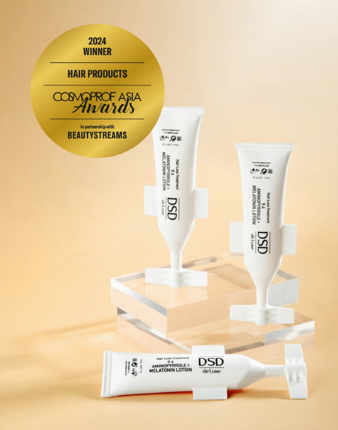 DSD DE LUXE 9.4 AMINOPYRROLE 
Vlasové hnojivo pre rast vlasov. Aminopyrrole + Melatonin Lotion.