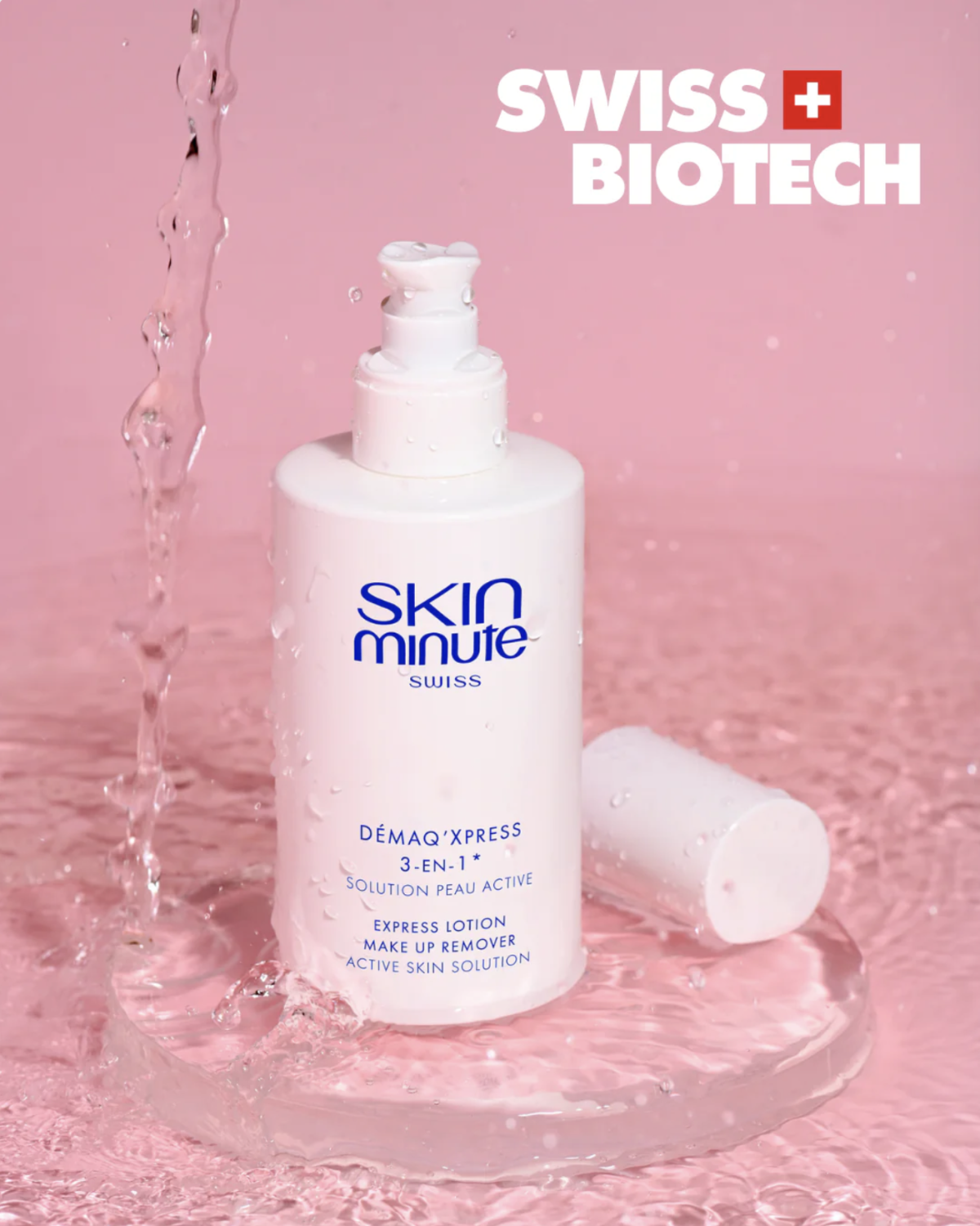 SKIN MINUTE DÉMAQ EXPRESS LOTION MAKE UP REMOVER 
Pleťové mlieko 3 v 1 so ženšenom. Prírodné odstránenie make-upu
