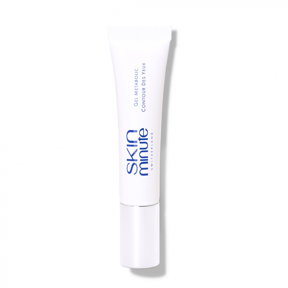 SKIN MINUTE METABOLIC EYE CONTOUR GEL 
Očný gél s kofeínom a výťažkom z morskej riasy<br>Eye Gel Shot proti opuchom a tmavým kruhom 15 ml.