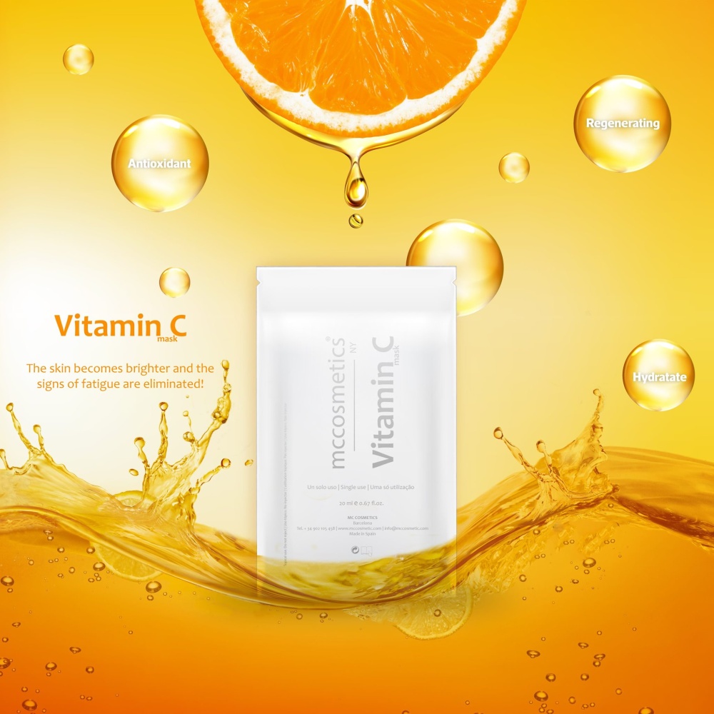 MC Vitamin C Mask<br>Maska so silným antioxidačným a bieliacim účinkom 12x20ml