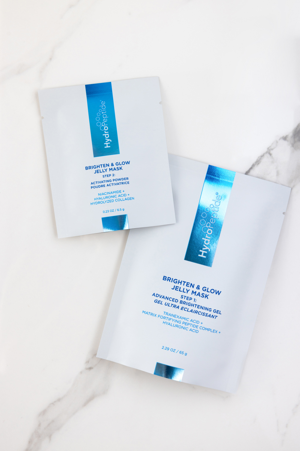 Professional Brighten & Glow Jelly Mask<br>Dvojstupňová hydrogelová rozjasňujúca maska