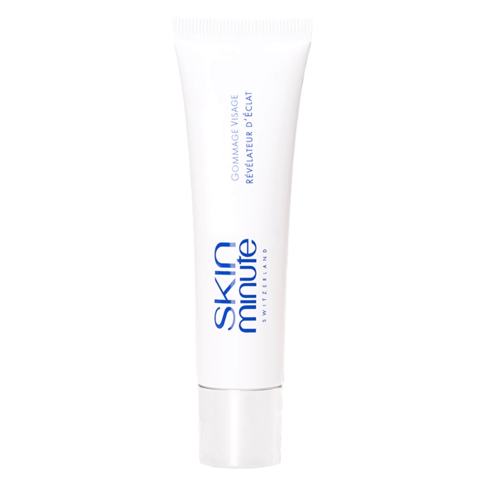 SKIN MINUTE GOMMAGE VISAGE PEEL-OFF SCRUB 
Pleťový peeling s vitamínom B<br>Exfoliačný bezrnný peeling s ružovým škrobom