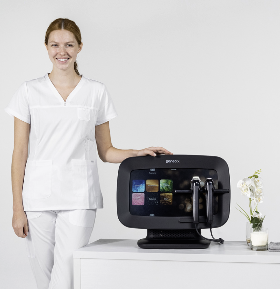 POLLOGEN OXYGENEO+ GLO 2 FACIAL ORIGINAL<br>Profesionálny prístroj pre salóny<br>4 Inovatívne technológie