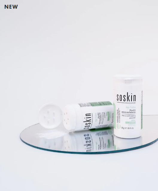 SOSKIN AGE DETOX MICRO-EXFOLIATING POWDER 
Mikro-exfoliačný púder<br>EXP 09/26 Zľava 20%