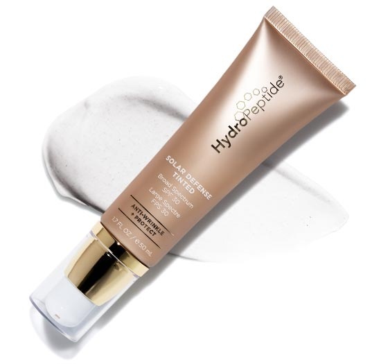 Opaľovací krém Spf 30 Solar Defense Tinted 50 ml.<br>Opaľovací, tonovací, omladzujúci krém s spf ochranou. Jemne krycí krém. - Tester