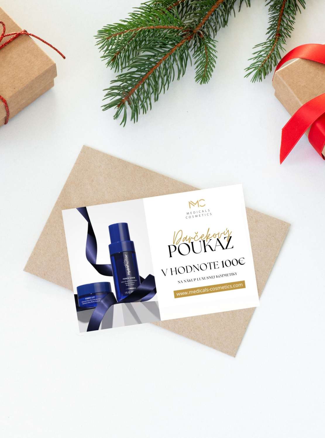 GIFT CARD 100.- 
Darčekový poukaz v hodnote 100€