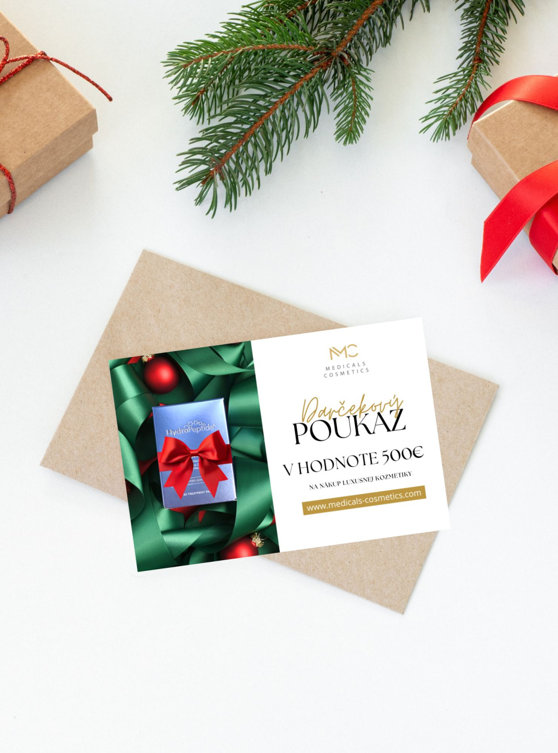 GIFT CARD 500.- 
Darčekový poukaz v hodnote 500€