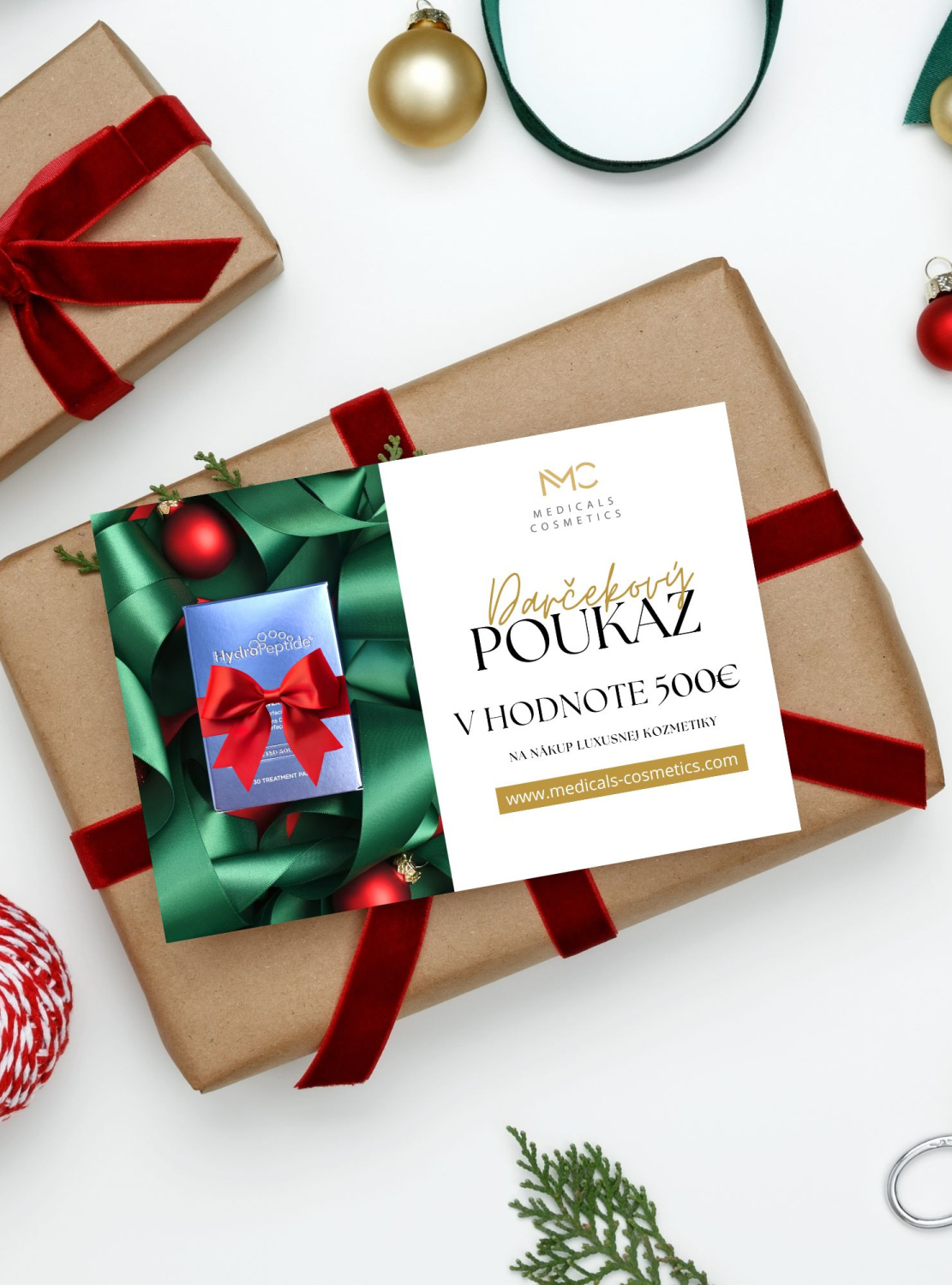 GIFT CARD 500.- 
Darčekový poukaz v hodnote 500€