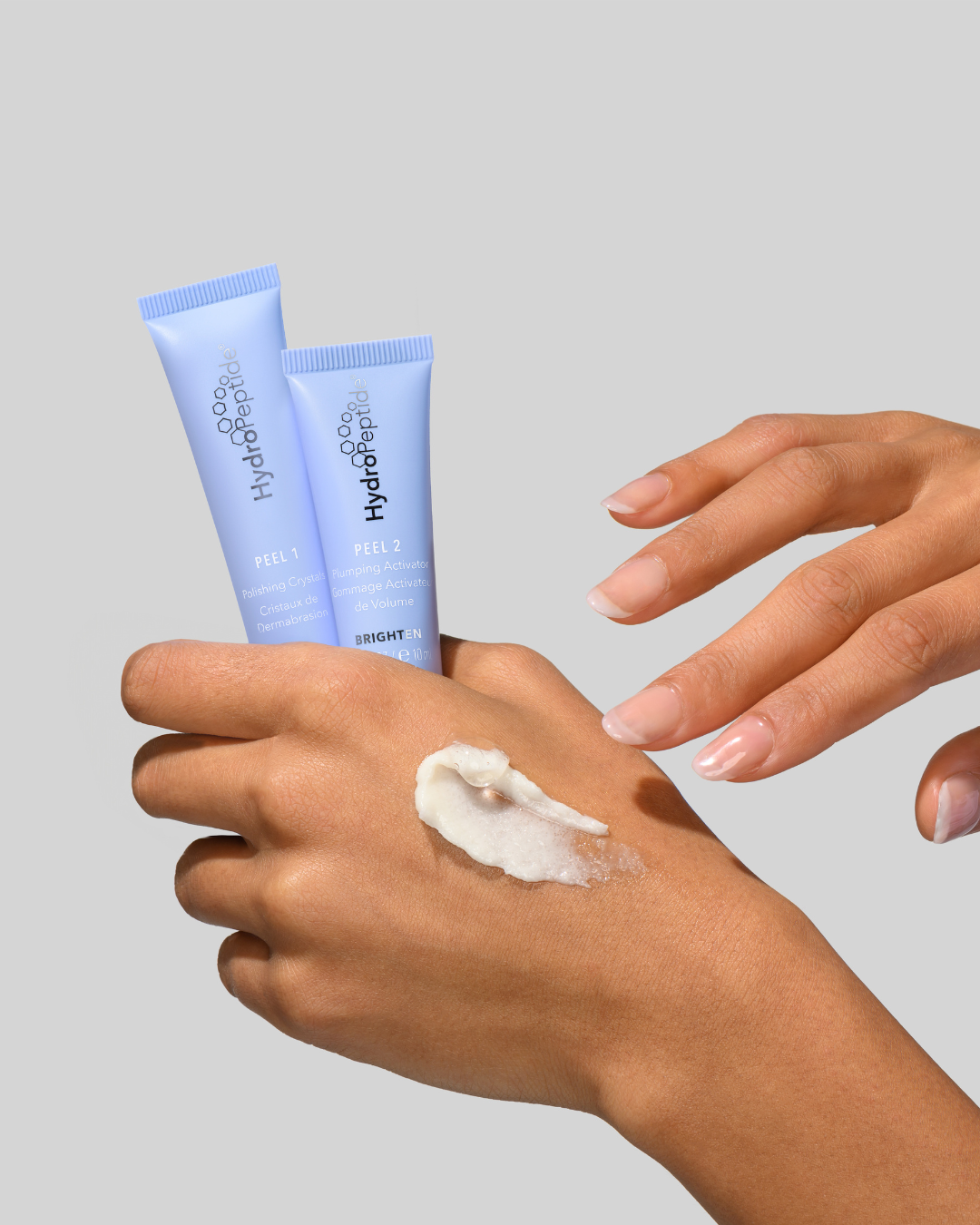 Dvojstupňový pleťový píling<br>Hydropeptide Travel Polish & Plump peel kit 1*10ml.& 1*15ml.