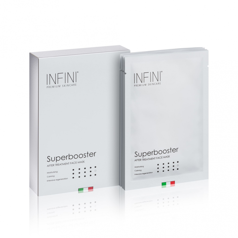 INFINI PREMIUM SKINCARE SUPERBOOSTER AFTER TREATMENT FACE MASK 
Infini masky na tvár po ošetrení