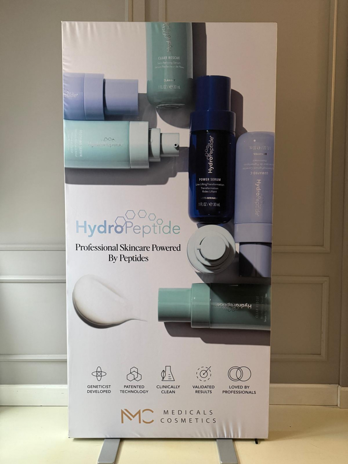 LED BANNER HYDROPEPTIDE 
Svetelný banner Hydropeptide