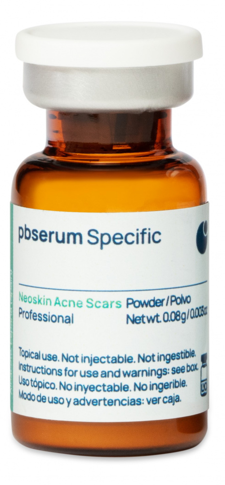 PBSERUM SPECIFIC ACNE SCARS PROFESSIONAL 
Ošetrenie na zjemnenie jaziev po akné<br>3 ošetrenia
