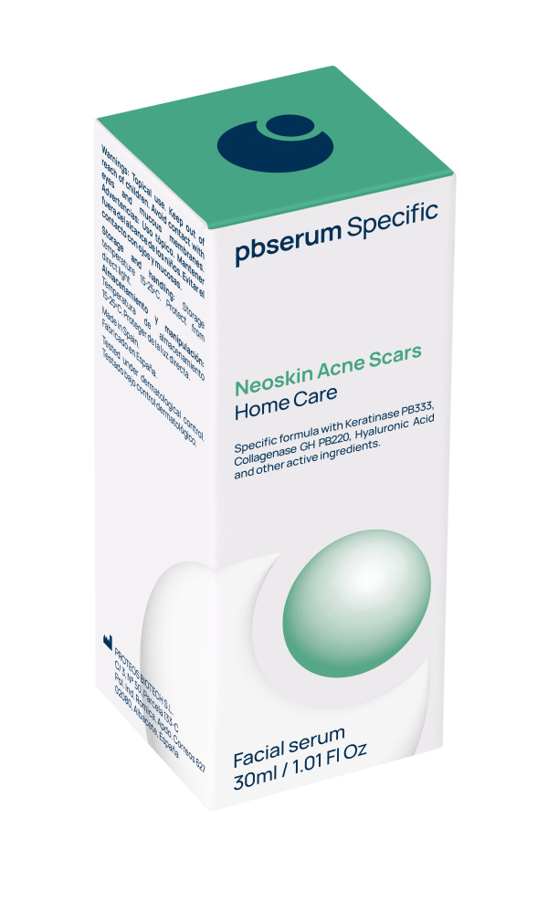 PBSERUM ACNE SCARS HOME CARE 
Ošetrenie na zjemnenie jaziev po akné, na domáce použitie