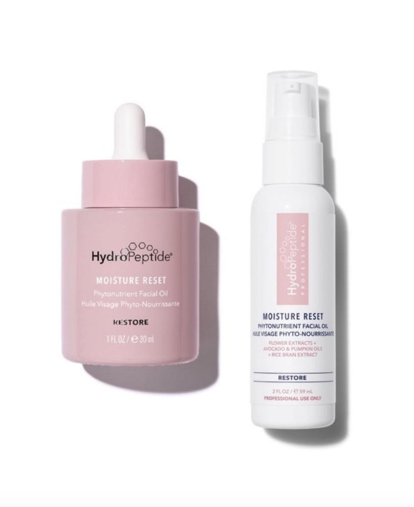 HYDROPEPTIDE MOISTURE RESET OIL 
Hydratačný a výživný botanický pleťový olej, ktorý obsahuje až 13 druhov vzácnych olejov pre hydratáciu a výživu pleti.