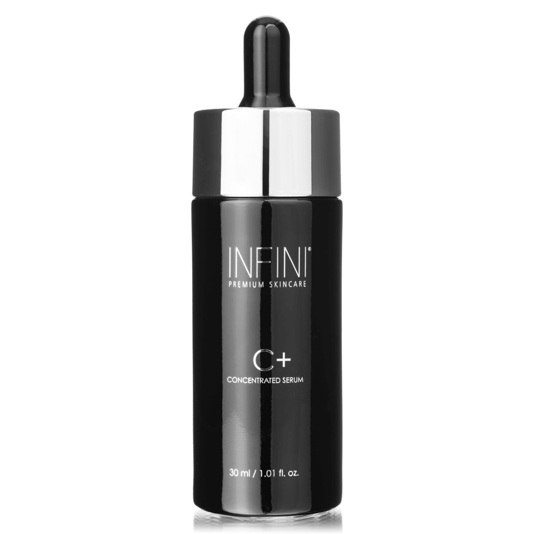 Infini C+ Concentrated Serum 30 ml.<br>Infini C+ Omladzujúce a výživné kolagénové sérum<br>EXP 05/26 Zľava 80%