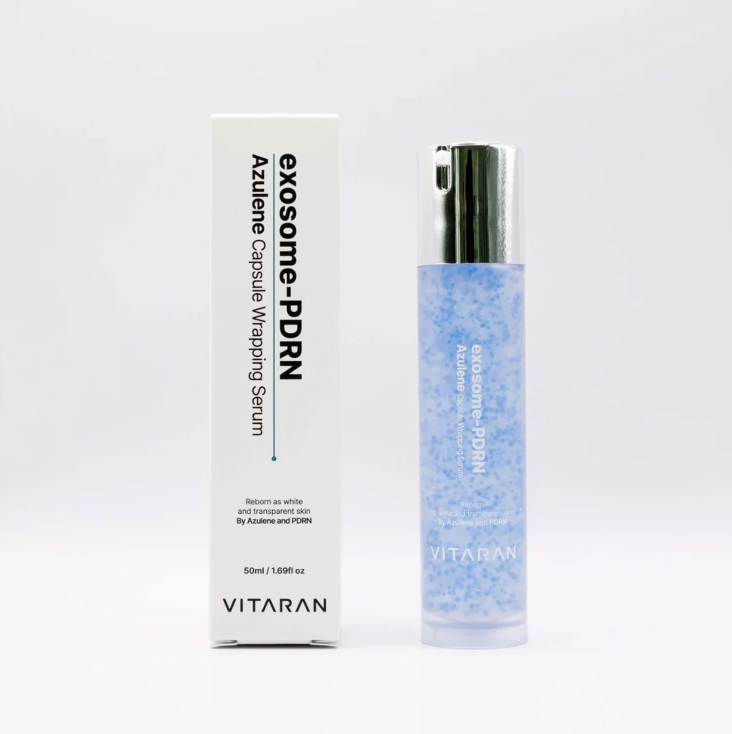 VITARAN HP SERUM MADE FROM SALMON, ENRICHED WITH EXOSOMES, POLYNUCLEOTIDES, AND AZULENE FOR SKIN REJUVENATION. 
Hydratačné sérum spermie z lososa s exozómami pre regeneráciu, hydratáciu a obnovu zdravej pleti. 50ml.