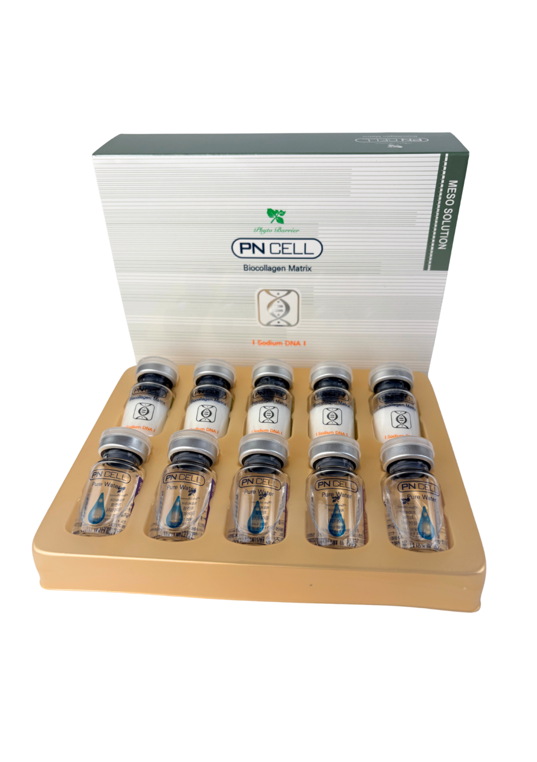 VITARAN PDRN BIOCOLLAGEN MATRIX LYOPHILIZED MESOTHERAPEUTIC SOLUTION FOR THE REGENERATION AND HYDRATION OF THE SKIN MATRIX.