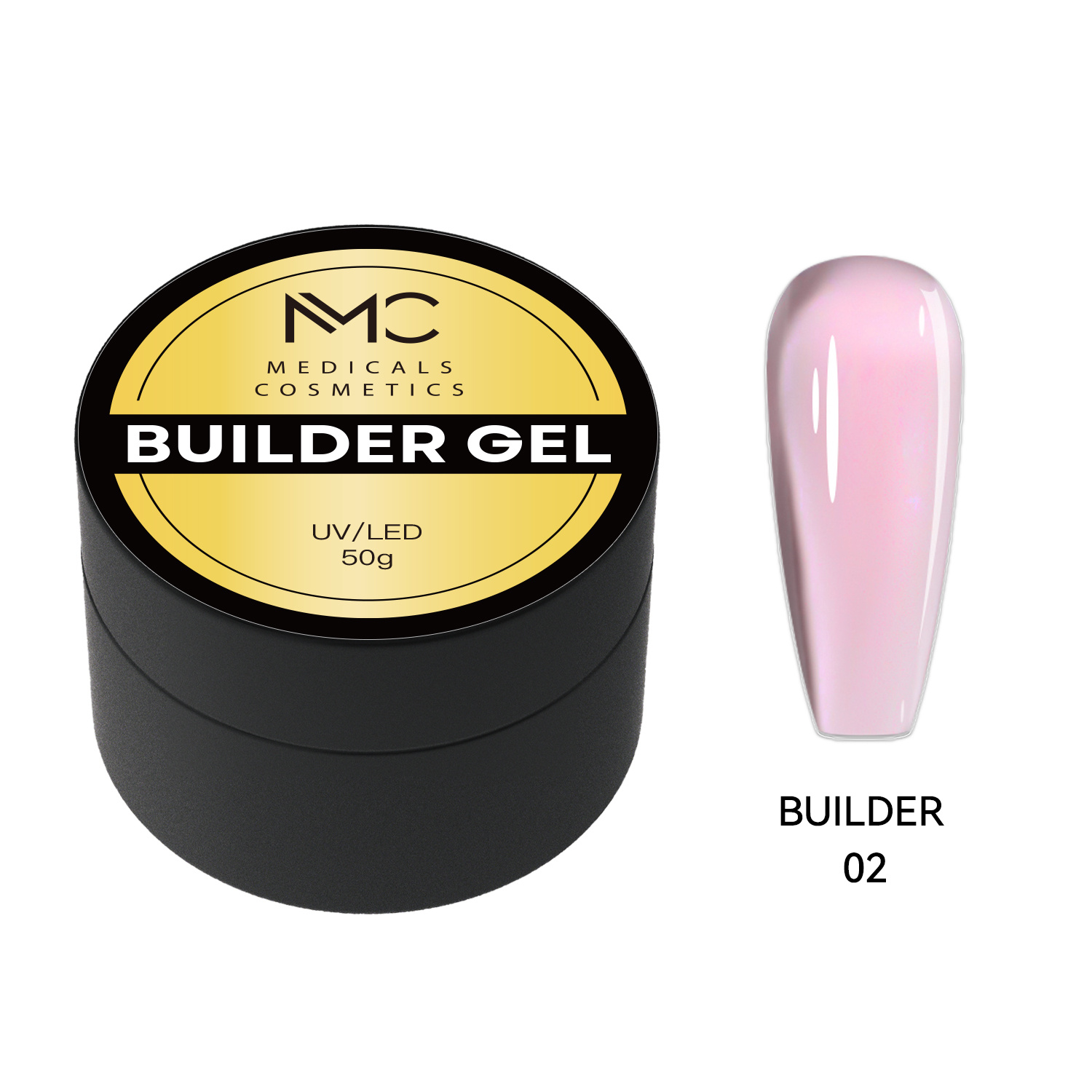 BUILDER GEL REGULAR - PROFESSIONAL MEDICALS COSMETICS - PINK 
Ružový modelovací gél na nechty