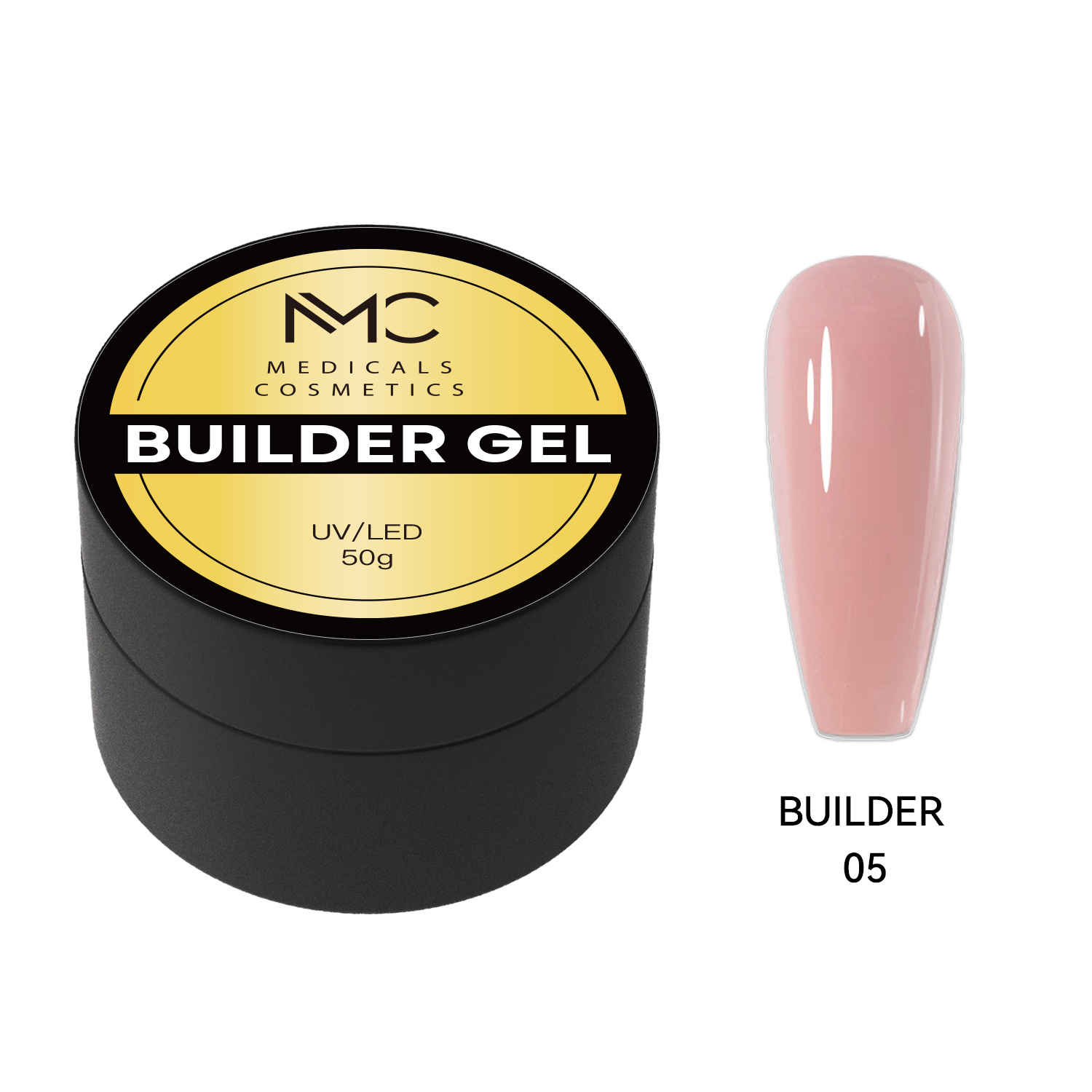 BUILDER GEL REGULAR - PROFESSIONAL MEDICALS COSMETICS - PINK 
Ružový modelovací gél na nechty