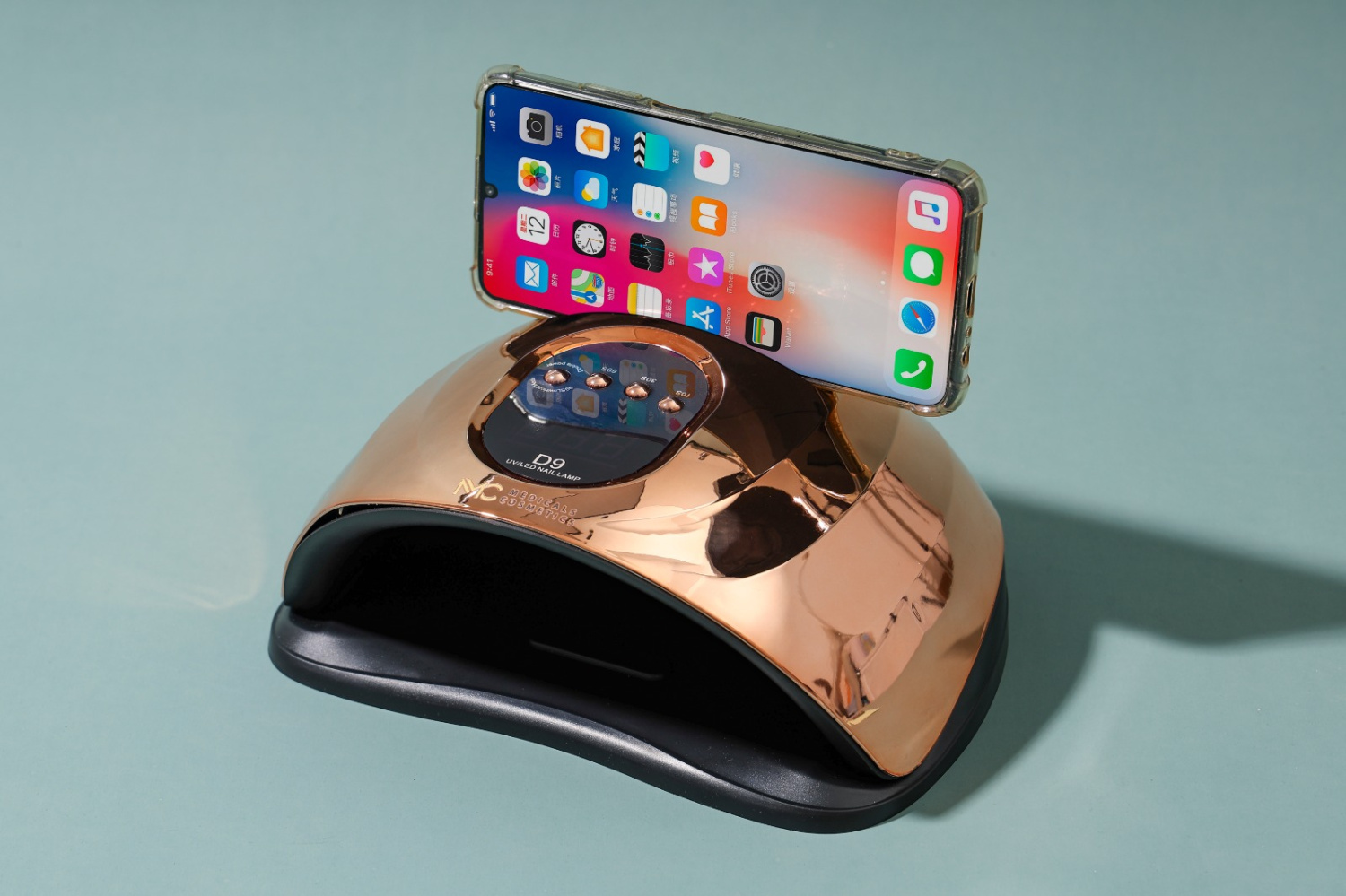 UV/LED NAIL LAMP D9 FOR CURING GEL NAILS<br>MC MEDICALS COSMETICS 
Medicals Cosmetics UV/LED lampa <br>na vytvrdzovanie gélových nechtov