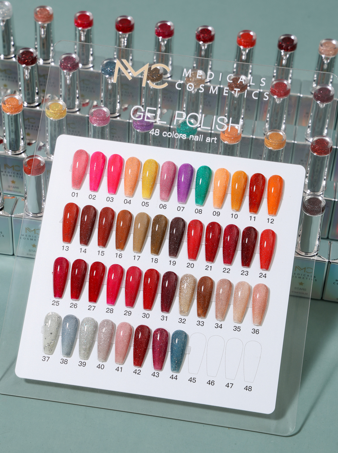 COLOR PALETTE - STARS GEL POLISH 
Vzorkovník farieb - Stars gél lak na nechty