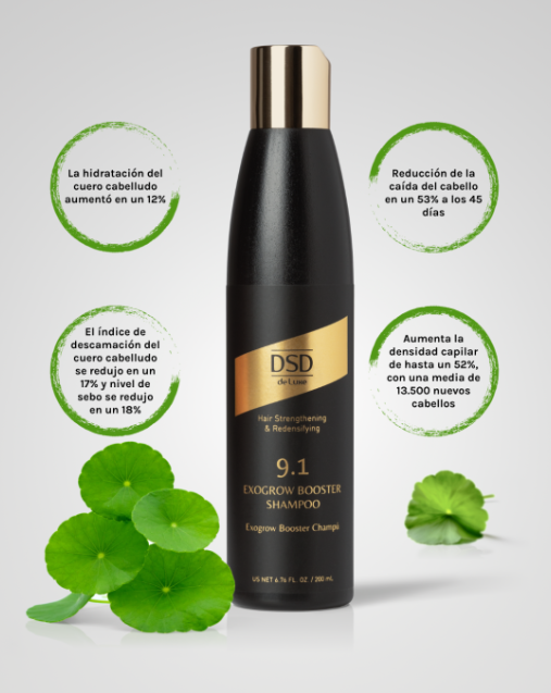 DSD SIMONE DE LUXE EXO GROW BOOSTER SHAMPOO 
9.1L Inovatívny šampón s exozómami na podporu rastu vlasov a proti ich vypadávaniu