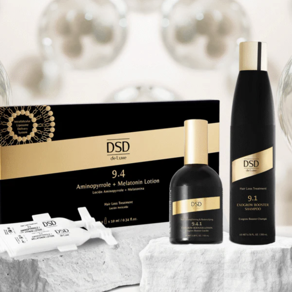 DSD SIMONE DE LUXE EXO GROW BOOSTER SHAMPOO 
9.1 Inovatívny šampón s exozómami na podporu rastu vlasov a proti ich vypadávaniu