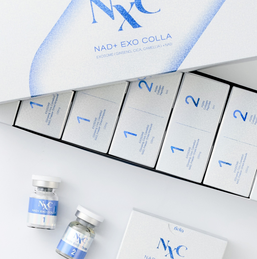 NAD+ EXO COLLA – 5TH GENERATION EXOSOME SKIN BOOSTER 
NAD+ EXO COLLA – 5. generácia exozómového skin boosteru