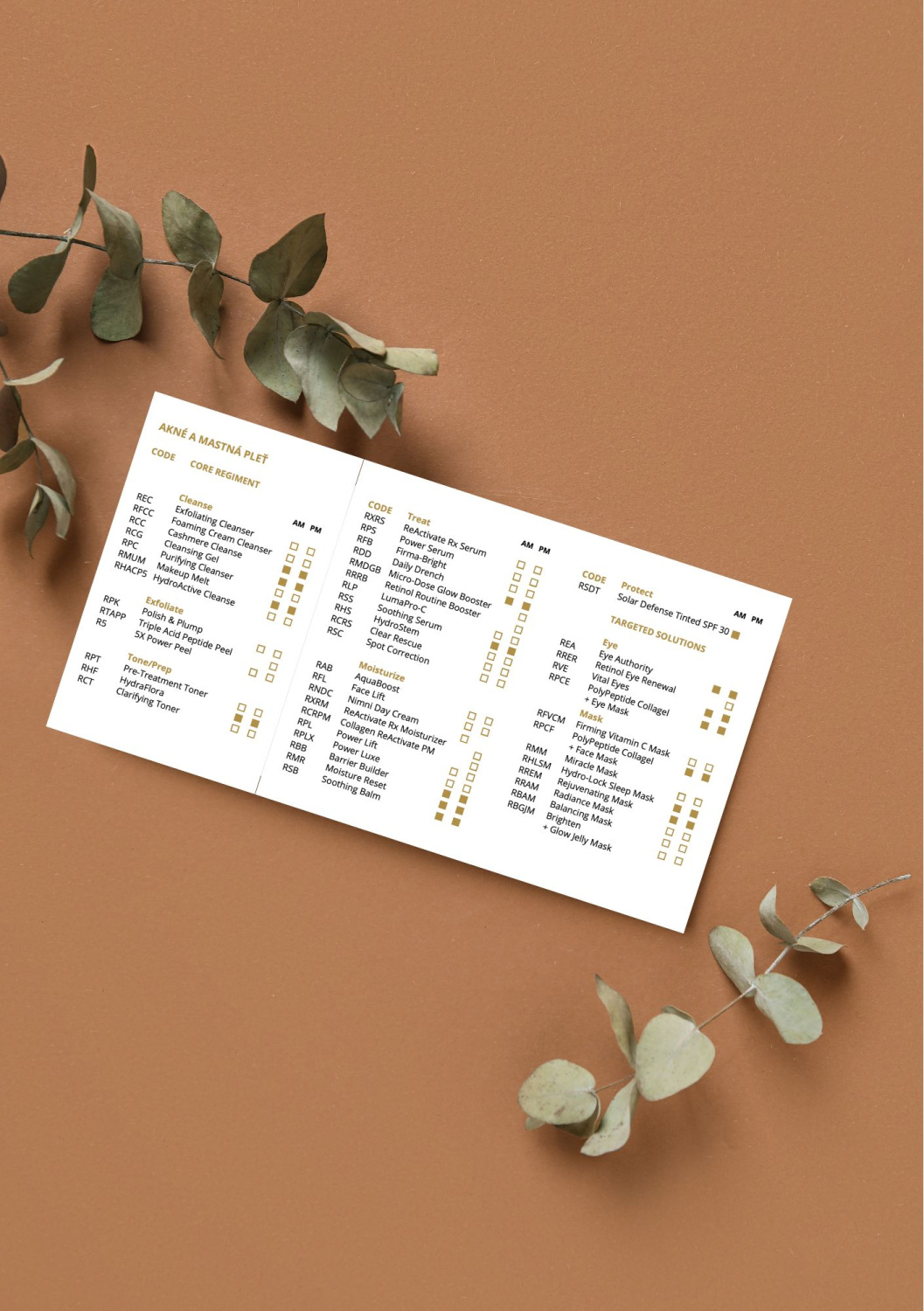 HYDROPEPTIDE CARDS 10 KS 
Kartičky pre klientov - Produkty na akné a mastnú pleť