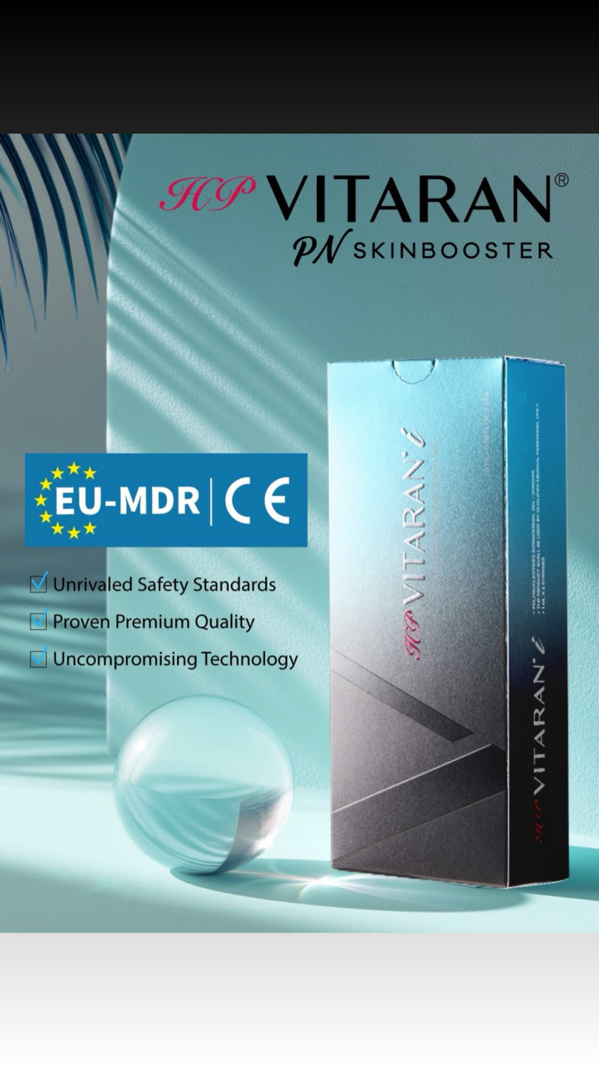 VITARAN HP CELL i, POLYNUCLEOTIDE SODIUM FROM SALMON PN - 20mg/mL 
EYE - Inovatívny biostimulátor s polynukleotidmi z lososa, ktorý pôsobí na bunkovej úrovni. Certifikát čistoty 99,9% a potvrdenej kvality. MENEJ BOLESTI vďaka patentovanej kórejskej 