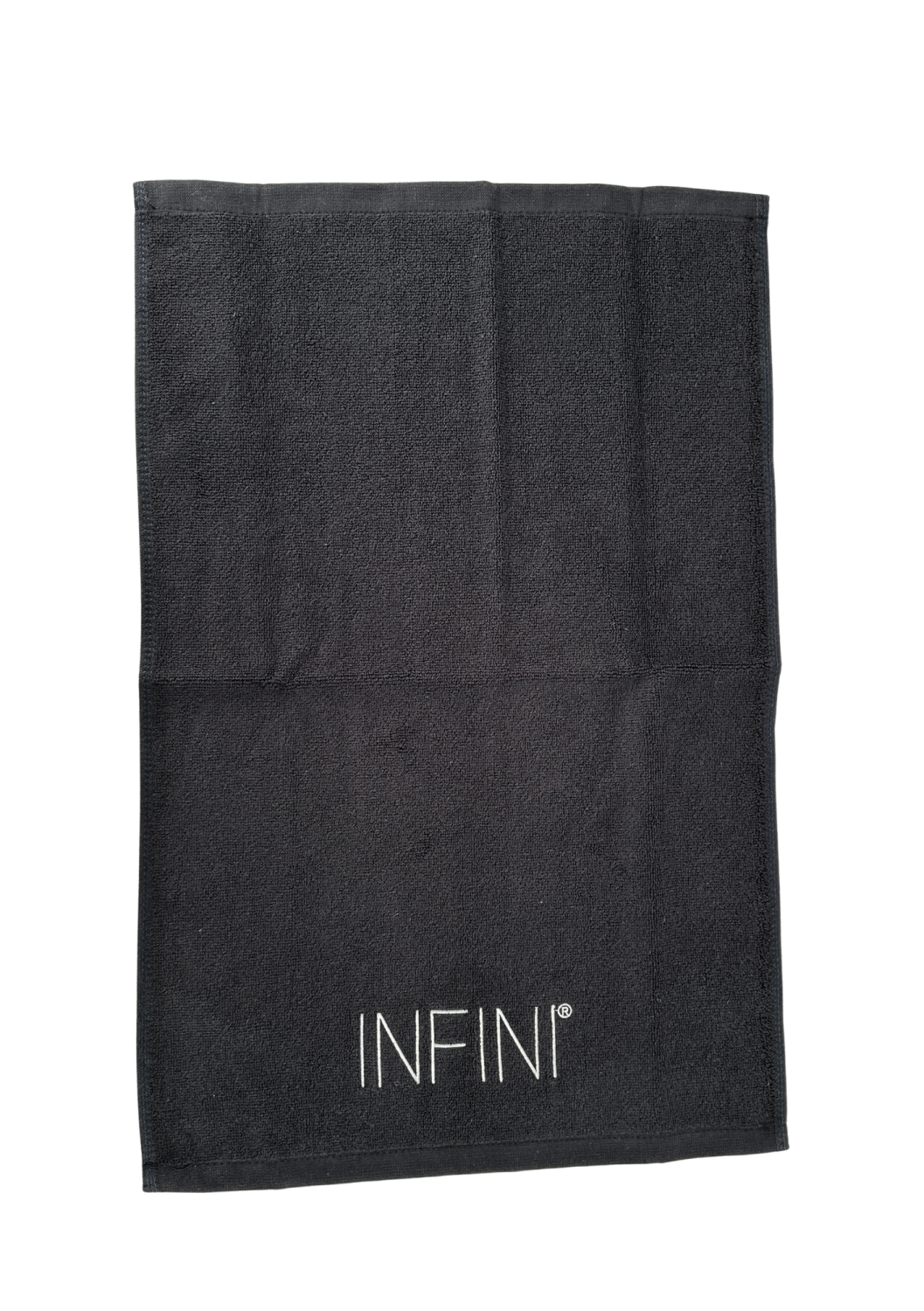 GIFT TOWEL INFINI SMALL, BLACK WITH WHITE LOGO 
40x60 cm Darček Malý bavlnený uterák DSD, čierny so zlatou výšivkou