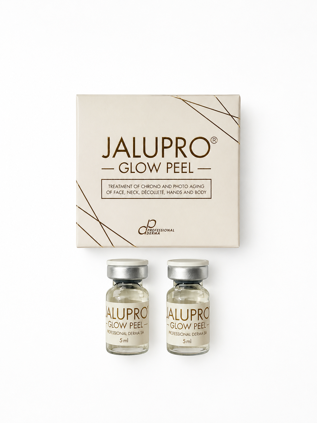 JALUPRO GLOW PEEL 1 BOX / 2 VIALS 
Anti Age Glow Peeling s TCA a zároveň collagen booster pre omladenie a spevnenie pleti bez ihiel
