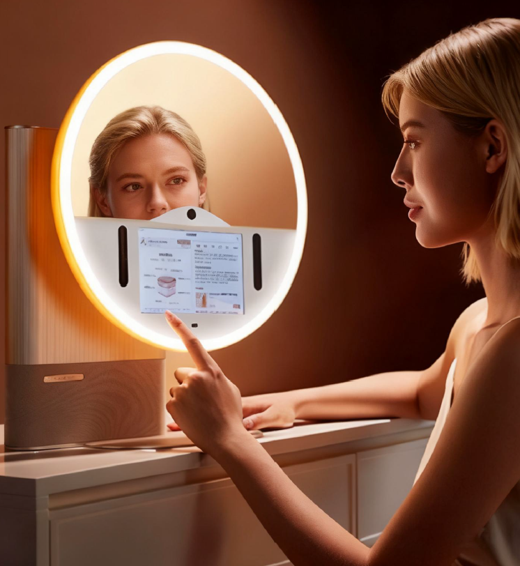 MIRROR SKIN ANALYZER 
Inteligentné zrkadlo na profesionálnu analýzu pleti