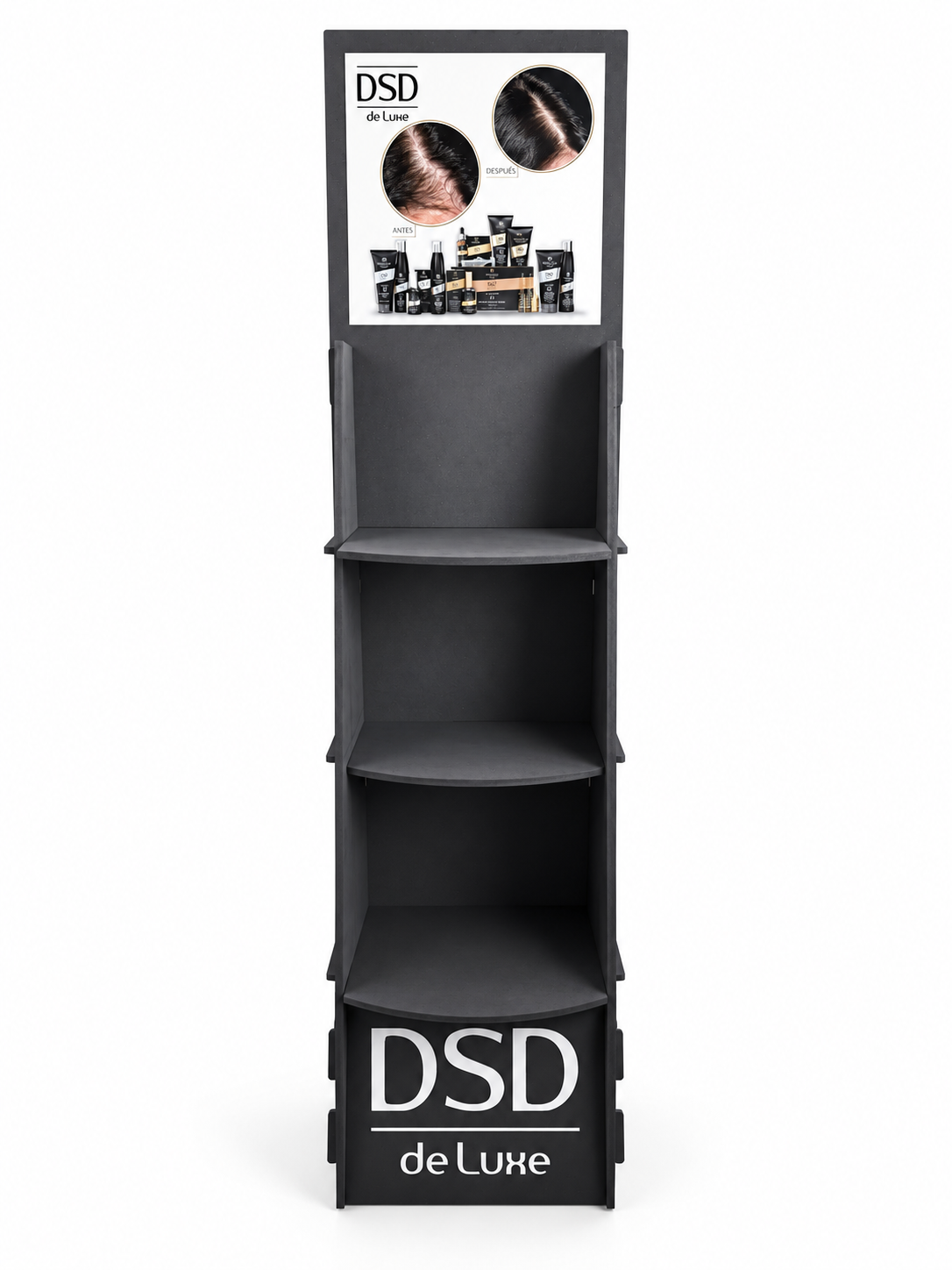 DSD FLOOR DISPLAY UNIT 
DSD prezentačný stojan na vlasovú kozmetiku