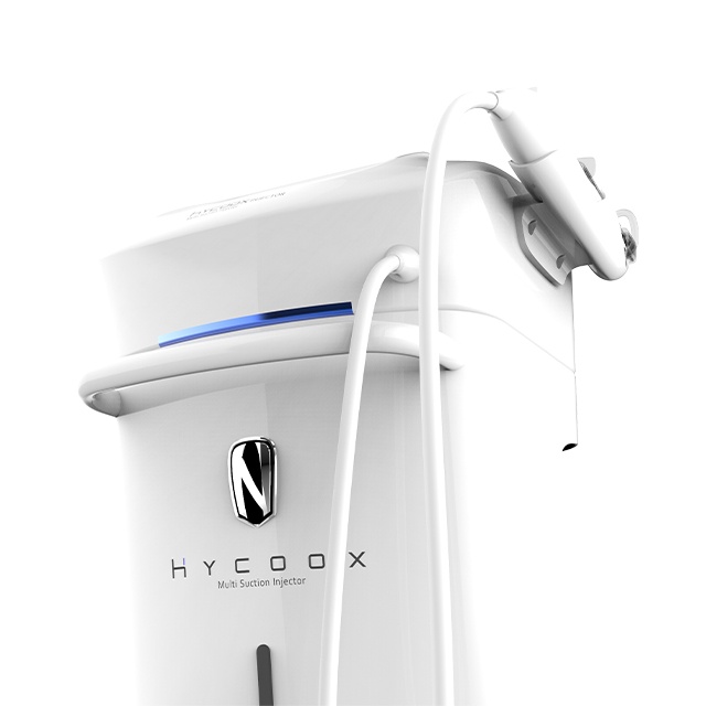 NOBAMEDI HYCOOX<br>Multiihličkový injekčný prístroj <br>Ihly minimalizujúce bolesť pacienta<br>Automatické aplikovanie látky<br>Zľava 40%