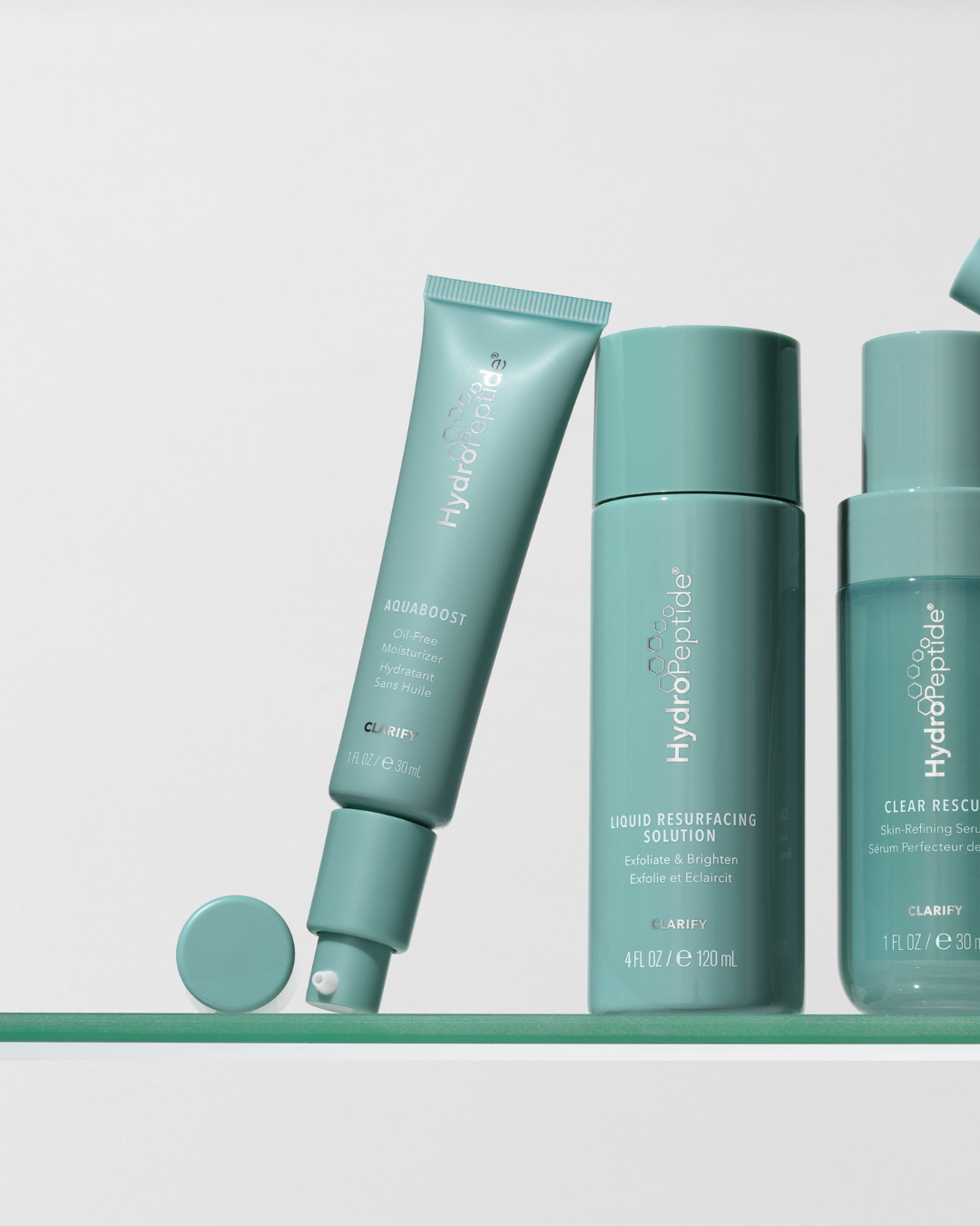 HYDROPEPTIDE CLARIFYING TONER 
Pleťový toner s rozjasňujúcim účinkom s kyselinou mliečnou a azeolovou s jemnou exfoliáciou.