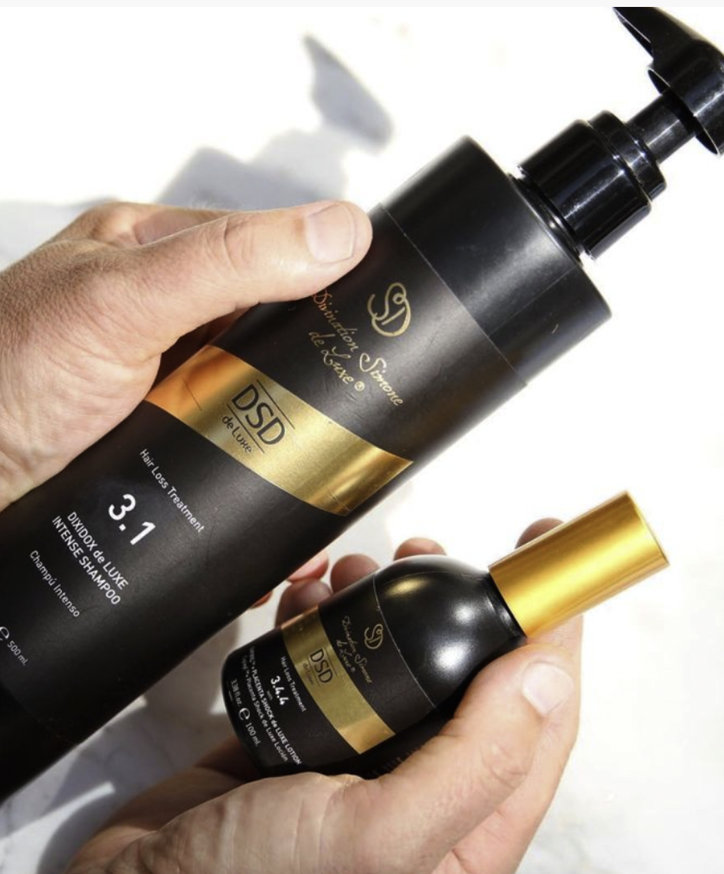 DSD SIMONE DE LUXE CAPIXYL™ + PLACENTA SHOCK DE LUXE LOTION 
3.4.4 CAPIXYL Vlasové hnojivo pri vypadávani vlasov a pri seborei. Pre vačší pre objem vlasov a ich lesk. Zastavenie a prevencia proti padaniu vlasov.