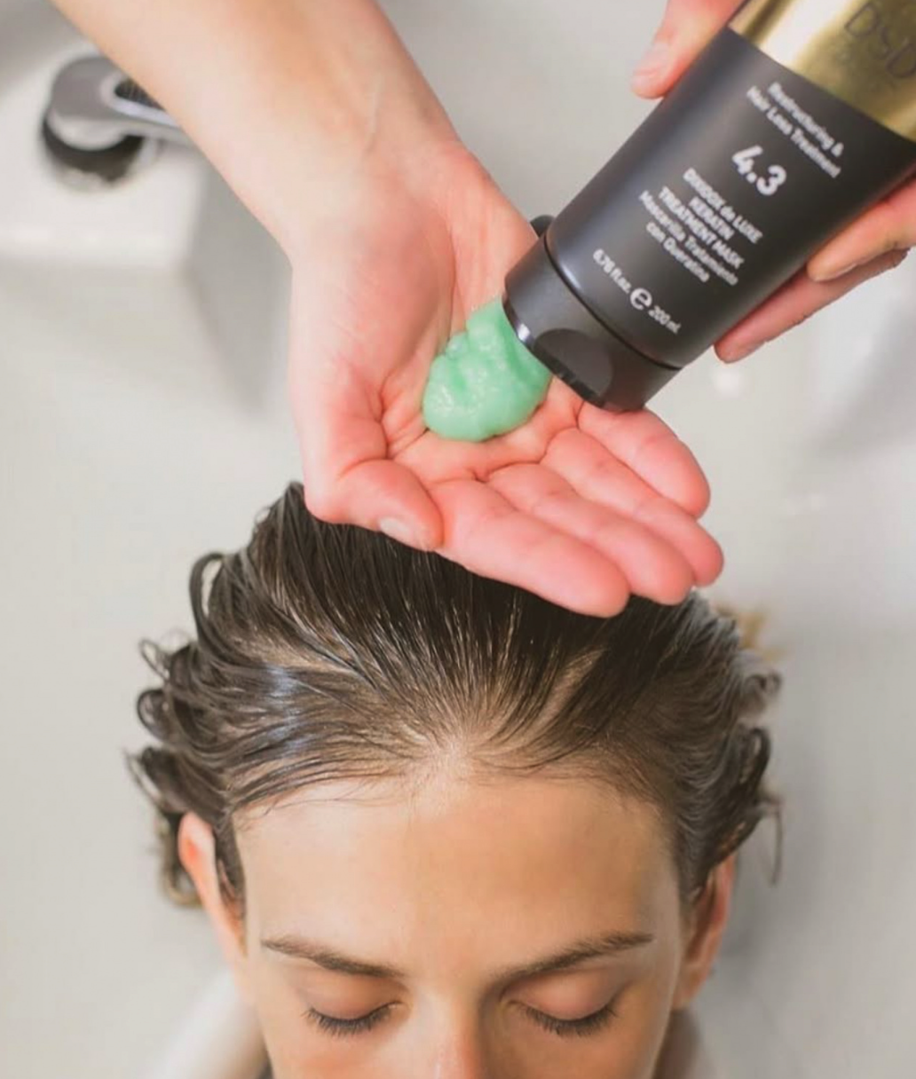 DSD SIMONE DE LUXE KERATIN TREATMENT MASK 
4.3 Maska na vlasy s keratínom proti vypadávaniu a lámaniu vlasov.