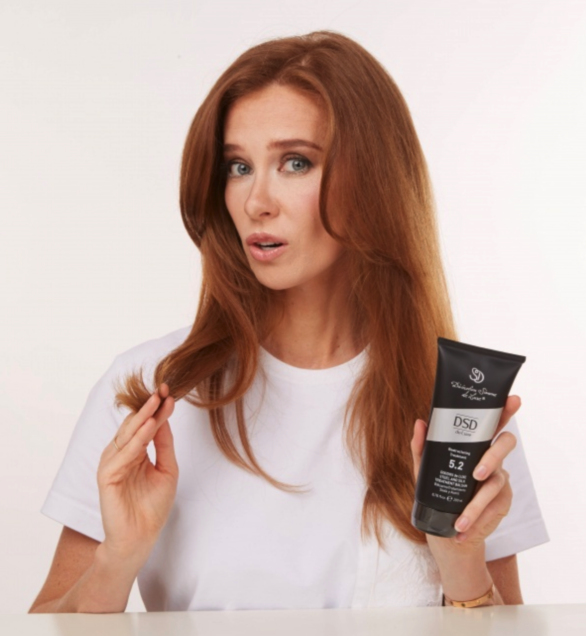 DSD DE LUXE STEEL AND SILK TREATMENT BALSAM 
5.2 Balzám na spevnenie a regeneráciu vlasov, proti ich vypadávaniu.