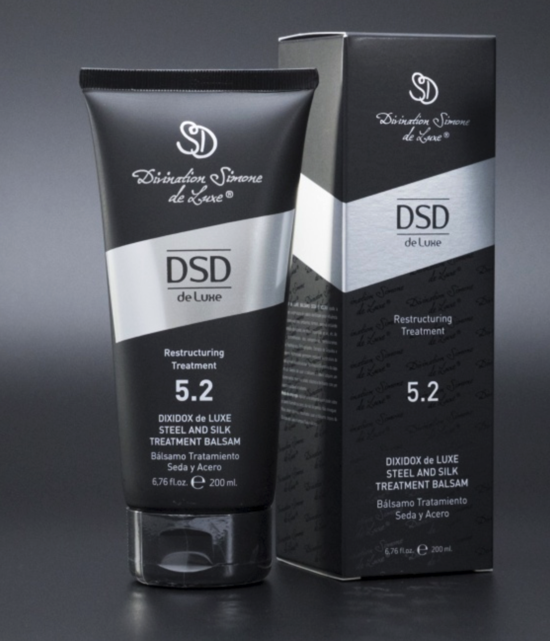 DSD DE LUXE STEEL AND SILK TREATMENT BALSAM 
5.2 Balzám na spevnenie a regeneráciu vlasov, proti ich vypadávaniu.