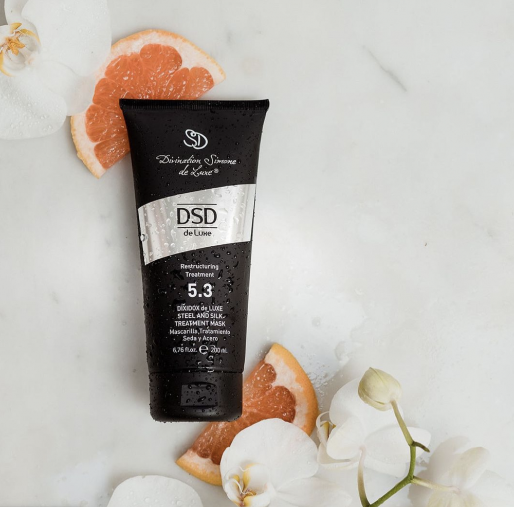 DSD SIMONE DE LUXE STEEL AND SILK MASK 
5.3 Maska na jemné vlasy a pre objem vlasov.