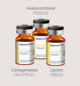 PBSERUM SLIM + (Lipase PB500) 
Redukcia lokalizovaného tuku. Enzým lypáza pre redukciu tukových zásob.