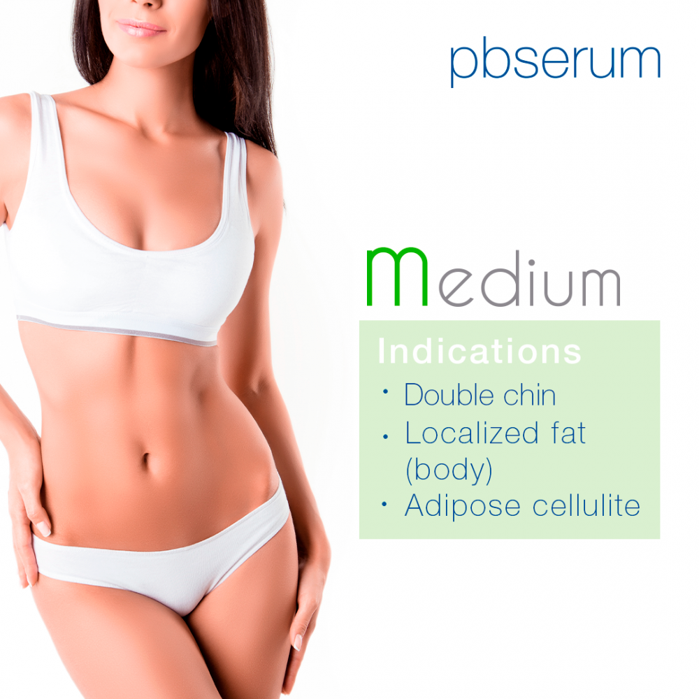 PBSERUM MEDICAL MEDIUM + HA 2.0 
Enzýmoterapia - redukcia lokálneho tuku<br>30% Zľava