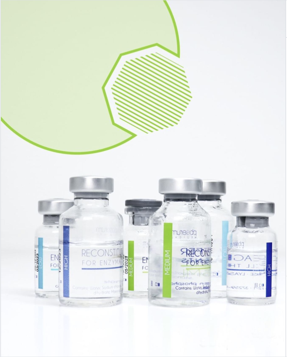 PBSERUM MEDICAL LOW + HA 2.0 
Enzýmy pre redukciu opuchov pod očami, ochabnutosť pokožky, perikulne vačky, zadržovanie tekutín