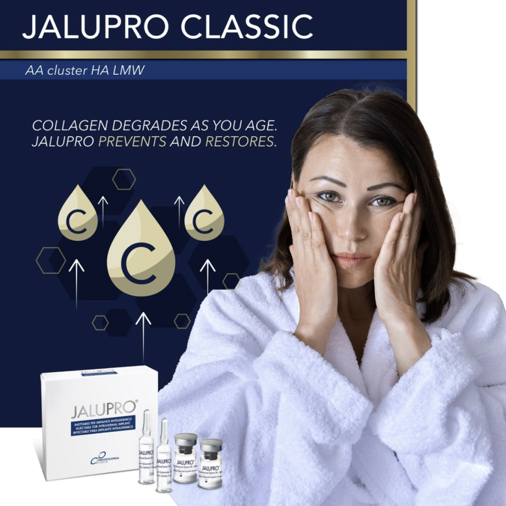 JALUPRO CLASSIC 
CollagenBooster pre spevnenie pleti. Prevencia starnutia a ochabovania pleti.