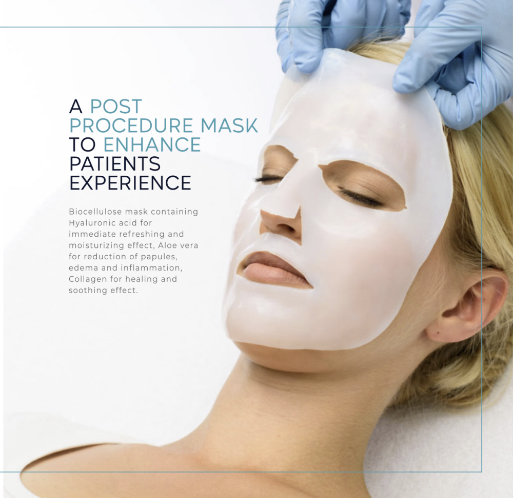 Pleťová maska Jalupro s kyselinou hyaluronovou a kolagénom 5 ks. <br>Post procedúrna maska po estetických ošetreniach