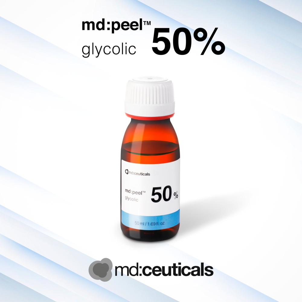 Glycolic 50% рН 1.9<br> Peeling pre mastnú a zmiešanú pleť 50%, 50 ml.